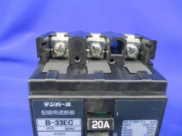 漏電遮断器3P3E20A B-33ECの画像5
