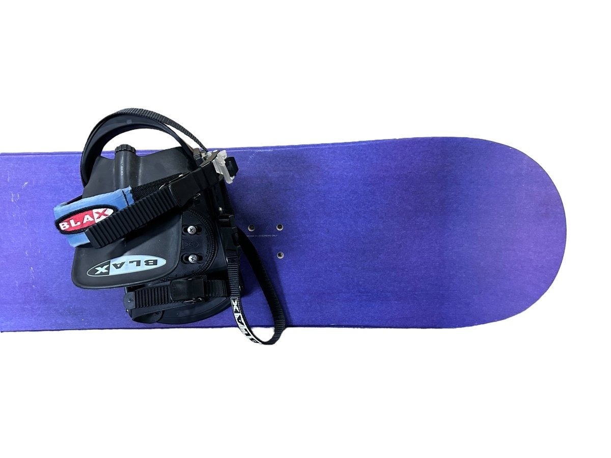 【店頭引取限定】極美品 スノーボード オリジナル ウィンタースポーツ スノボ 本体 板 ブルー 青 練習 ビンディング BLAX_画像5