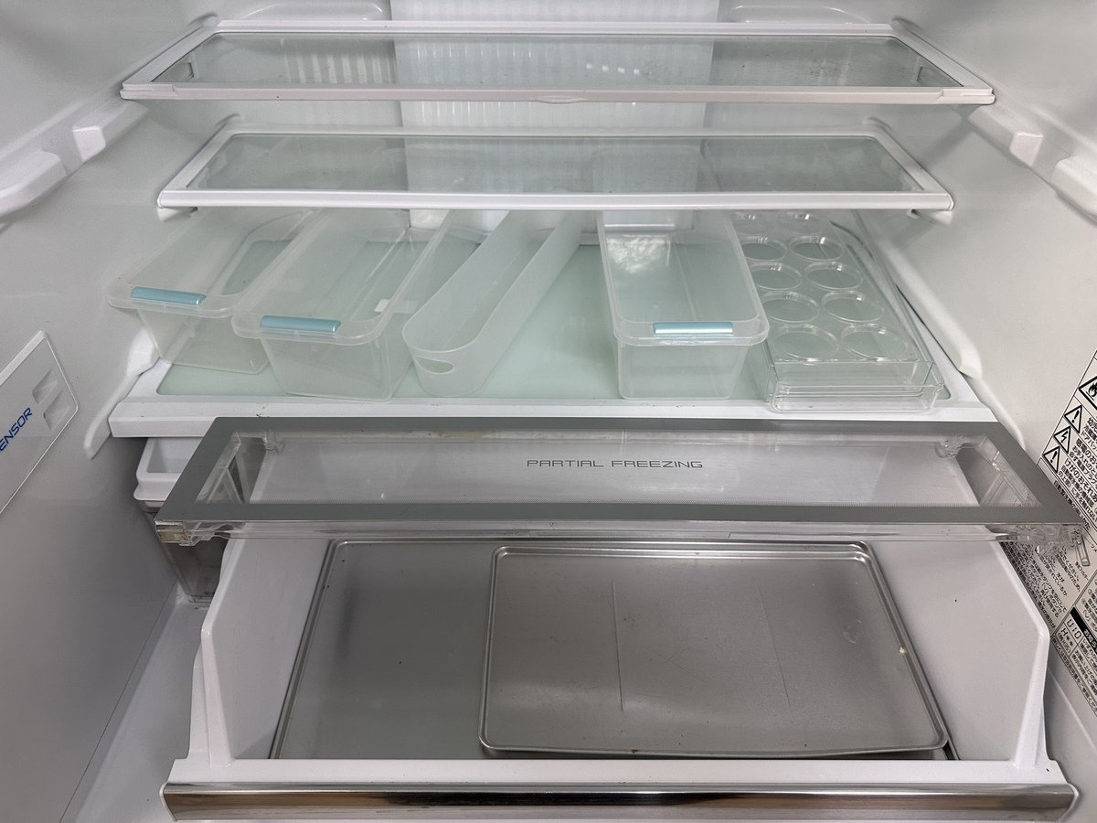 Panasonic パナソニック NR-F503V-N ノンフロン冷凍冷蔵庫 2018年製 両開き 本体 生活家電 6ドア 自動製氷 501L 大容量 店頭引取可_画像9