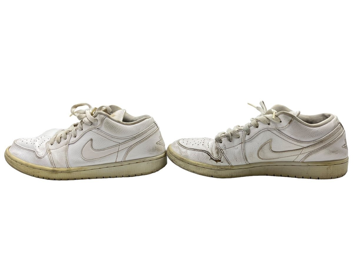 NIKE ナイキ 553558-112 Air Jordan 1 Low White/White ナイキ エアジョーダン1 ロー ホワイト/ホワイト スニーカー メンズ 28cm 靴_画像4