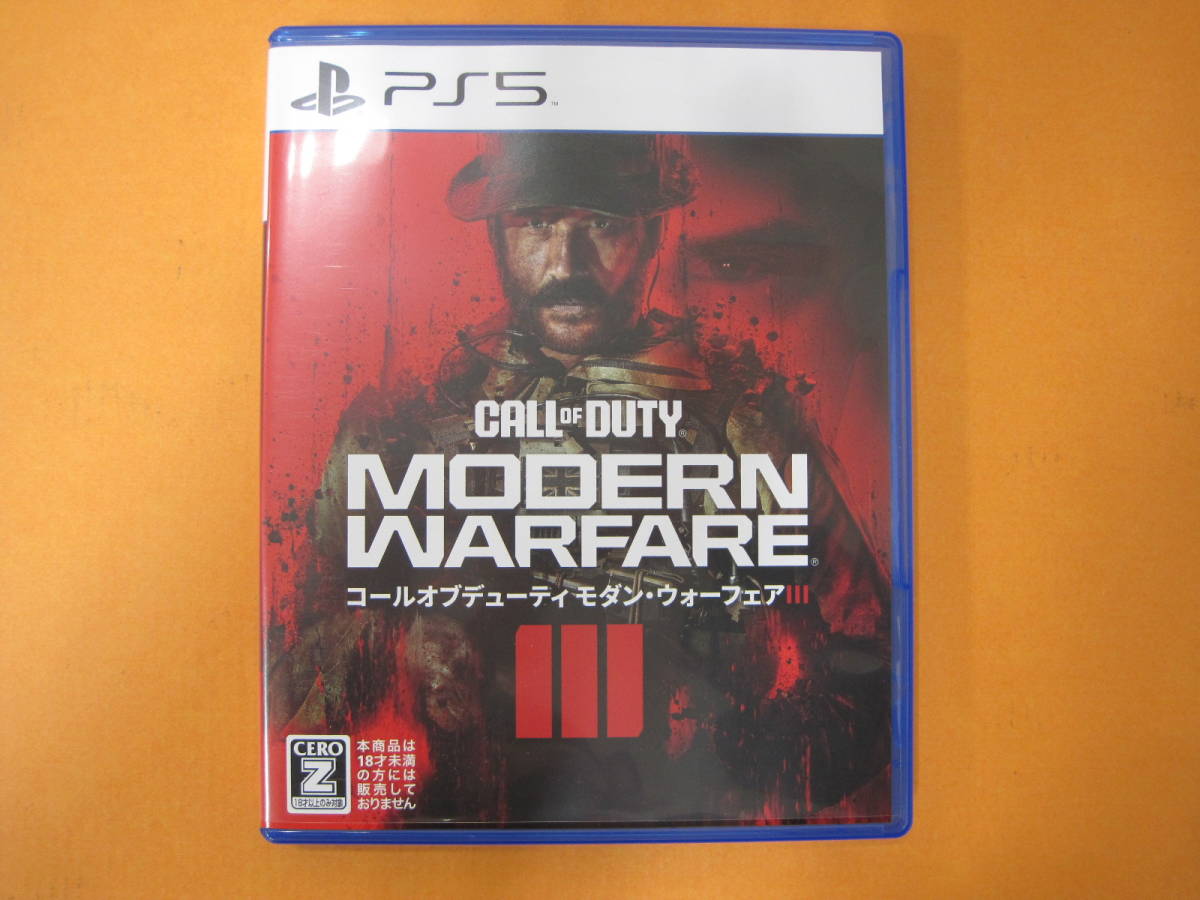 058) 中古 PS5ソフト Call of Duty Modern WarfareⅢ(コールオブデューティー モダン・ウォーフェアⅢ)_画像1