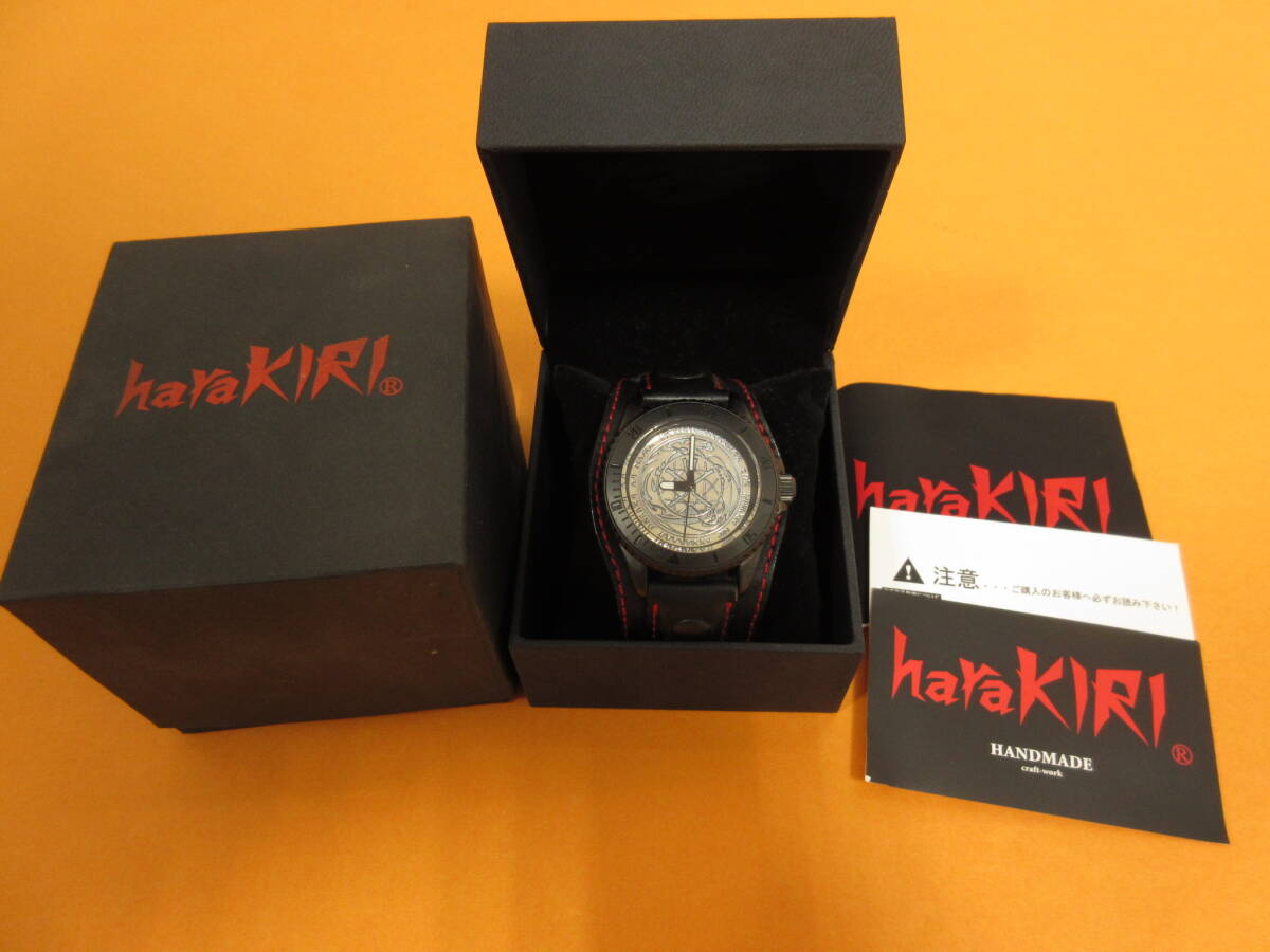 275)【ジャンク】 仮面ライダーウィザード x haraKIRI コラボ 腕時計 の画像6