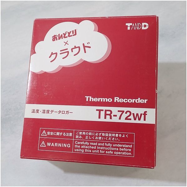 T&D おんどとり×クラウド 温度・湿度データロガー TR-72wf ホワイト 箱・温湿度センサ付き_画像10