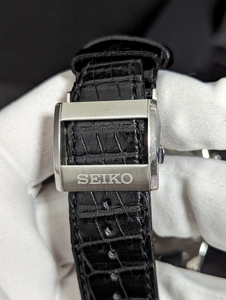 ★新品・未使用★白アストロンSBXB093　レザーベルト　クロノグラフ　白文字盤　SEIKO　ASTRON　GPSソーラー_画像7