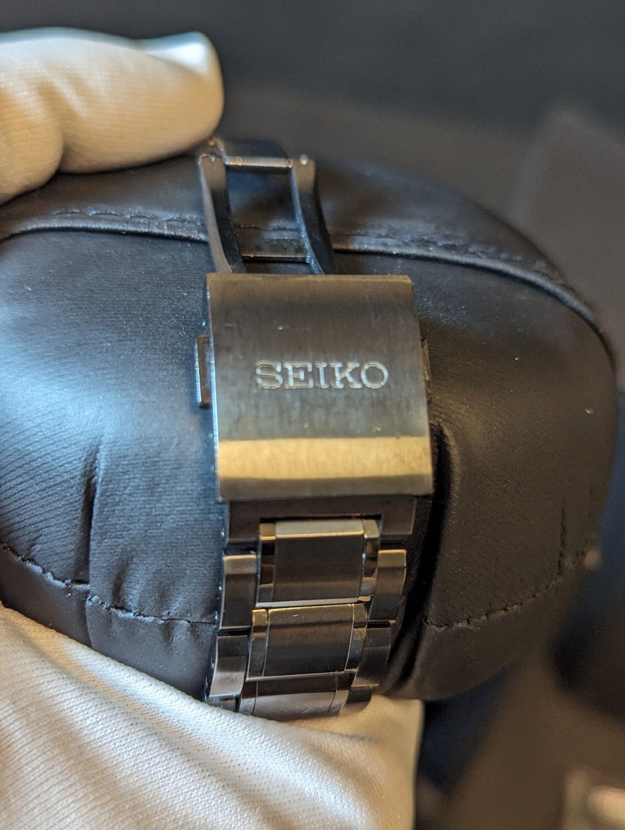 ★極上美品★黒×青アストロン　セイコー　SBXB013 ブラックベルト セイコー SEIKO ASTRON GPSソーラー