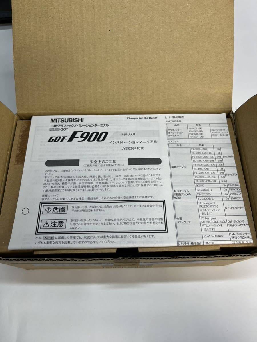 MITSUBISHI 三菱電機 GOT900 GOT 表示器 タッチパネル 6型 QVGA STNカラー F940GOT-SWD_画像4