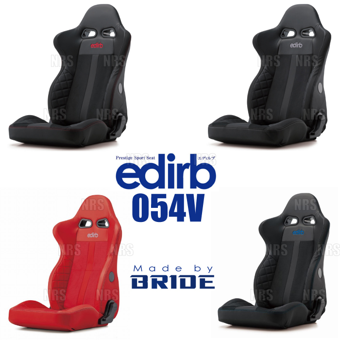 BRIDE ブリッド edirb 054V エディルブ054V ブラック (レッドステッチ) シートヒーター付 (E57BVP_画像1