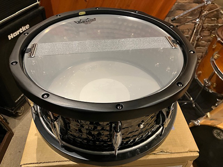  новый товар （ стоимость доставки включена ）GRETSCH  Gretsch  ... барабан   6.5x14&#34; Wood Hoop Hammered Black Steel Snare S1-6514WH-BSH