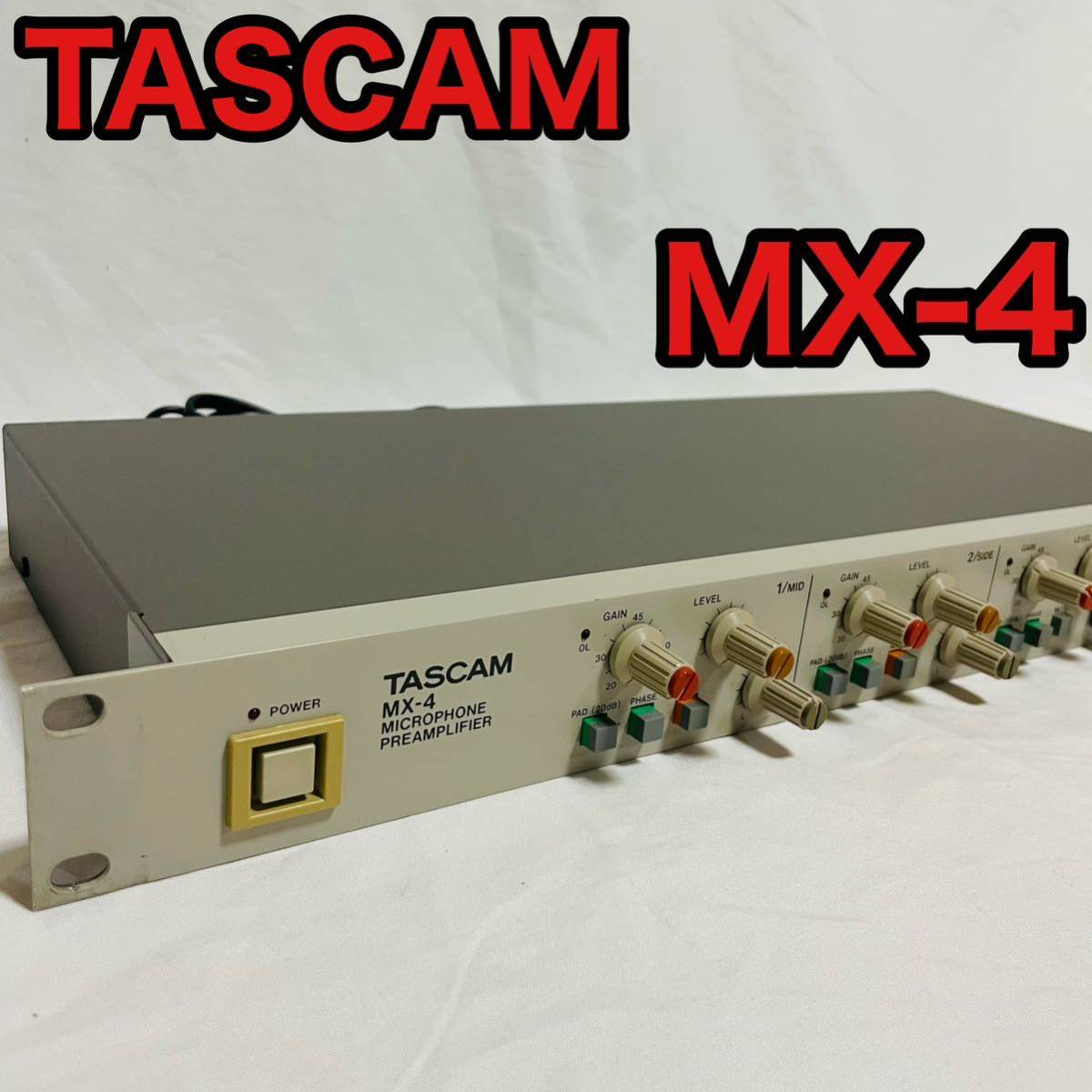 TASCAM MX-4 マイクプリアンプ|Yahoo!フリマ(旧PayPayフリマ) TASCAM MX-4 マイクプリアンプ|Yahoo!フリマ(旧PayPayフリマ)