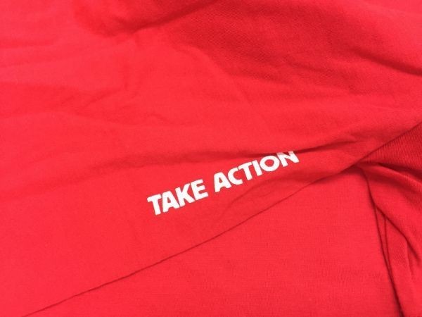 新品タグ付き マルボロ Marlboro タバコ 煙草 企業もの 懸賞品 TAKE ACTION 半袖Tシャツ メンズ 赤_画像3