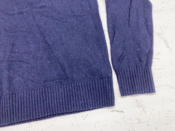  Gap GAP American Casual одноцветный вырез лодочкой вязаный свитер мужской шерсть 80% нейлон 20% S темно-синий 