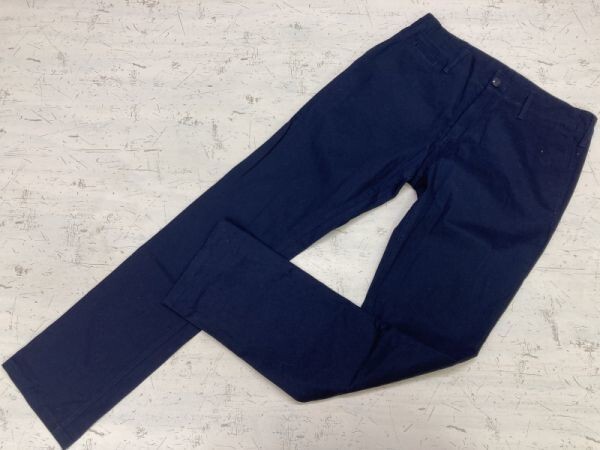 HALHAM Hal ветчина подлинный american износ te-ji тонкий цвет брюки-чинос низ мужской M темно-синий 