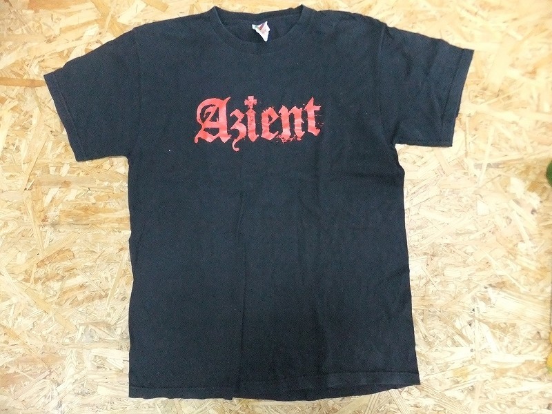 ABIENT アビエント メタル ハードコア バンド バックプリント 半袖Tシャツ 黒 メンズ サイズL_画像1
