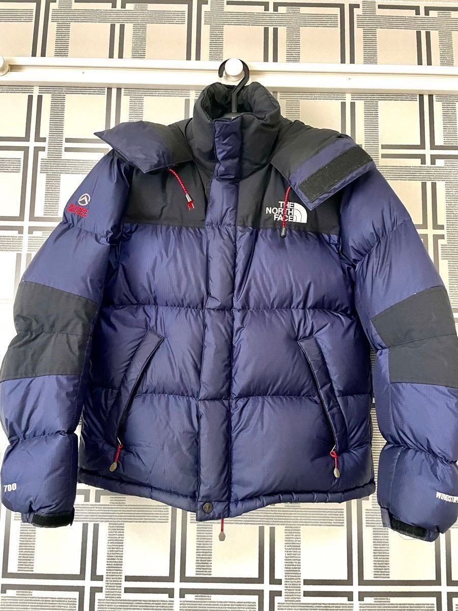 THE NORTH FACE ザノースフェイス SUMMITシリーズ700ダウンジャケット フード付 サイズ#90 送料無料