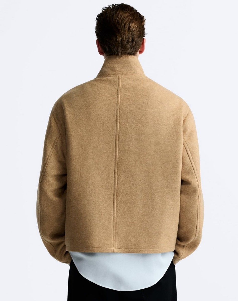 ZARA ウールブレンドジャケット 新品未使用 タグ付き|Yahoo ZARA ウールブレンドジャケット 新品未使用 タグ付き|Yahoo