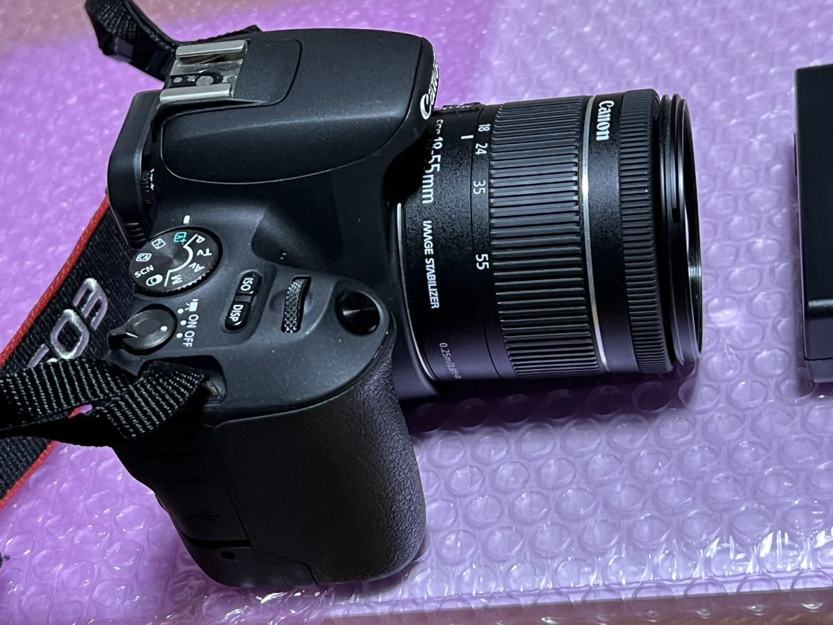 Canon キヤノン EOS Kiss X9 レンズキット デジタル一眼レフカメラ　レンズ＋充電器＋バッテリー＋SD カード16GB 超美品　動作品(US1)_画像4
