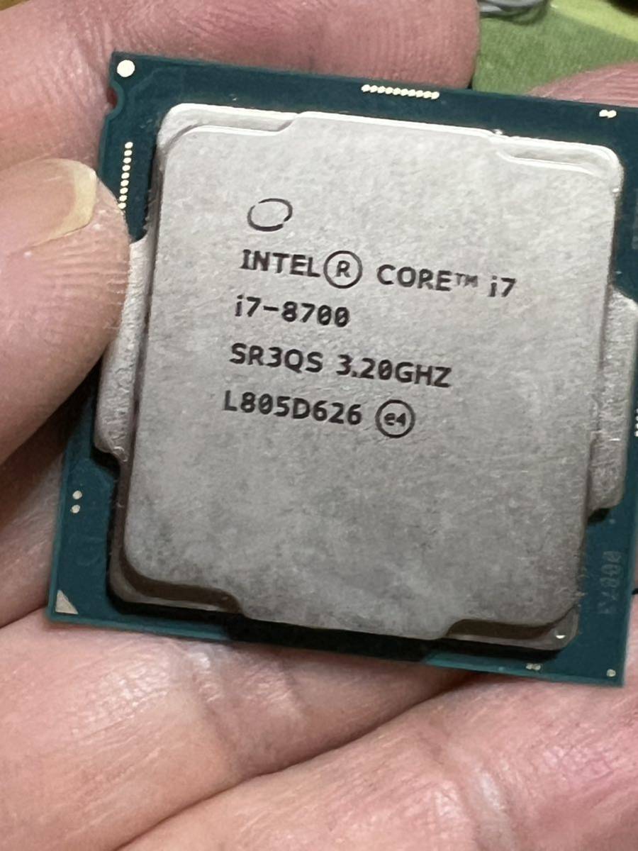 CPU Intel Core i7-8700 動作品　(FB-F1)_画像1