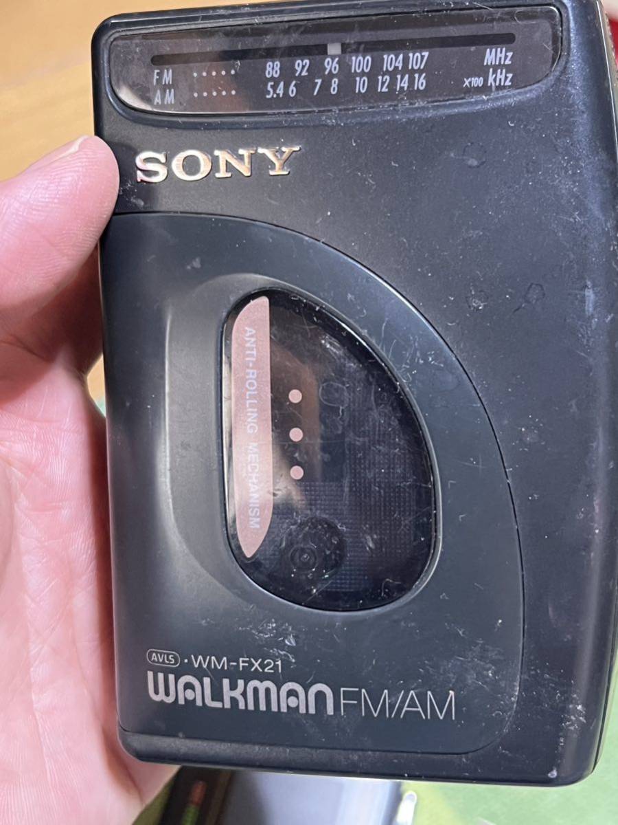 SONY WALKMAN WM-FX21 CASIO TV-300 動作未確認_画像4