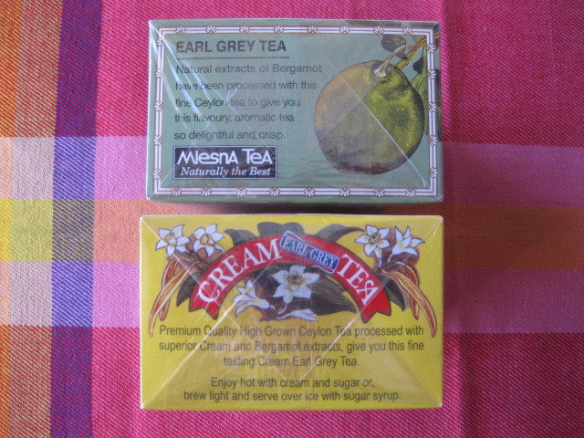 MlesnA Earl Gray & cream Earl Gray each 50.sei long ti Sri Lanka production 