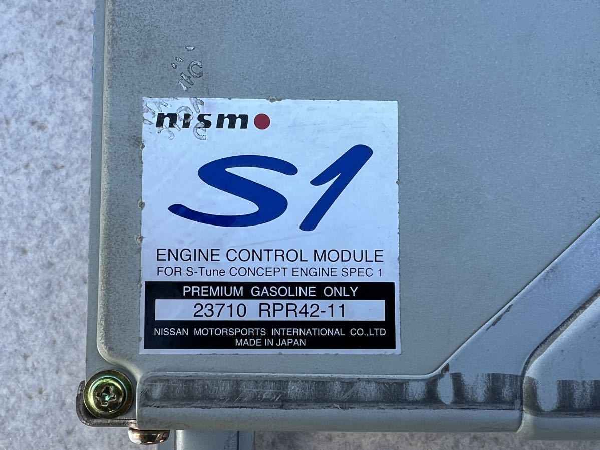  хорошая вещь!! рабочее состояние подтверждено!!H11 год Skyline GT-R(BNR34) предыдущий период V спецификация Nismo (NISMO)S1 компьютер (ECU) FOR S-Tune CONCEPT ENGINE SPEC1