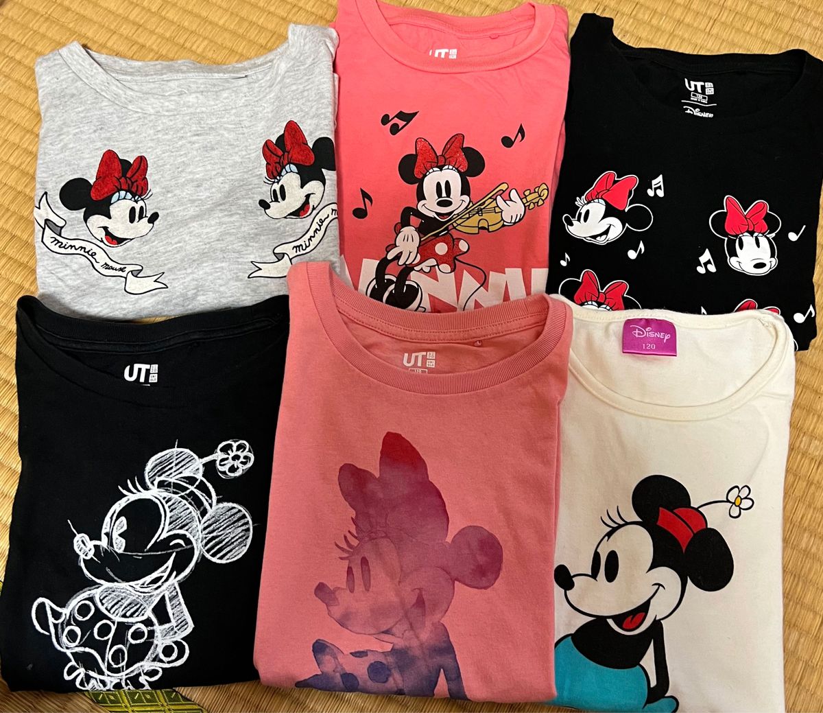 Disney ミニー Tシャツ 120cm-6枚SETUNIQLO