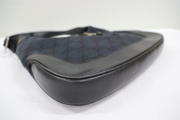 1円都 GUCCI　グッチ　GGキャンバス　ジャッキー　レザー　ショルダーバッグ　肩掛け　ハンドバッグ　ロゴ　001.3306　24-241_画像5