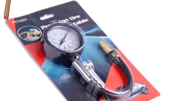 自動車タイヤ空気圧計　エアゲージ　測定　計測　携帯用 チェック　トラック オートバイ用　 0-100PSI _画像5