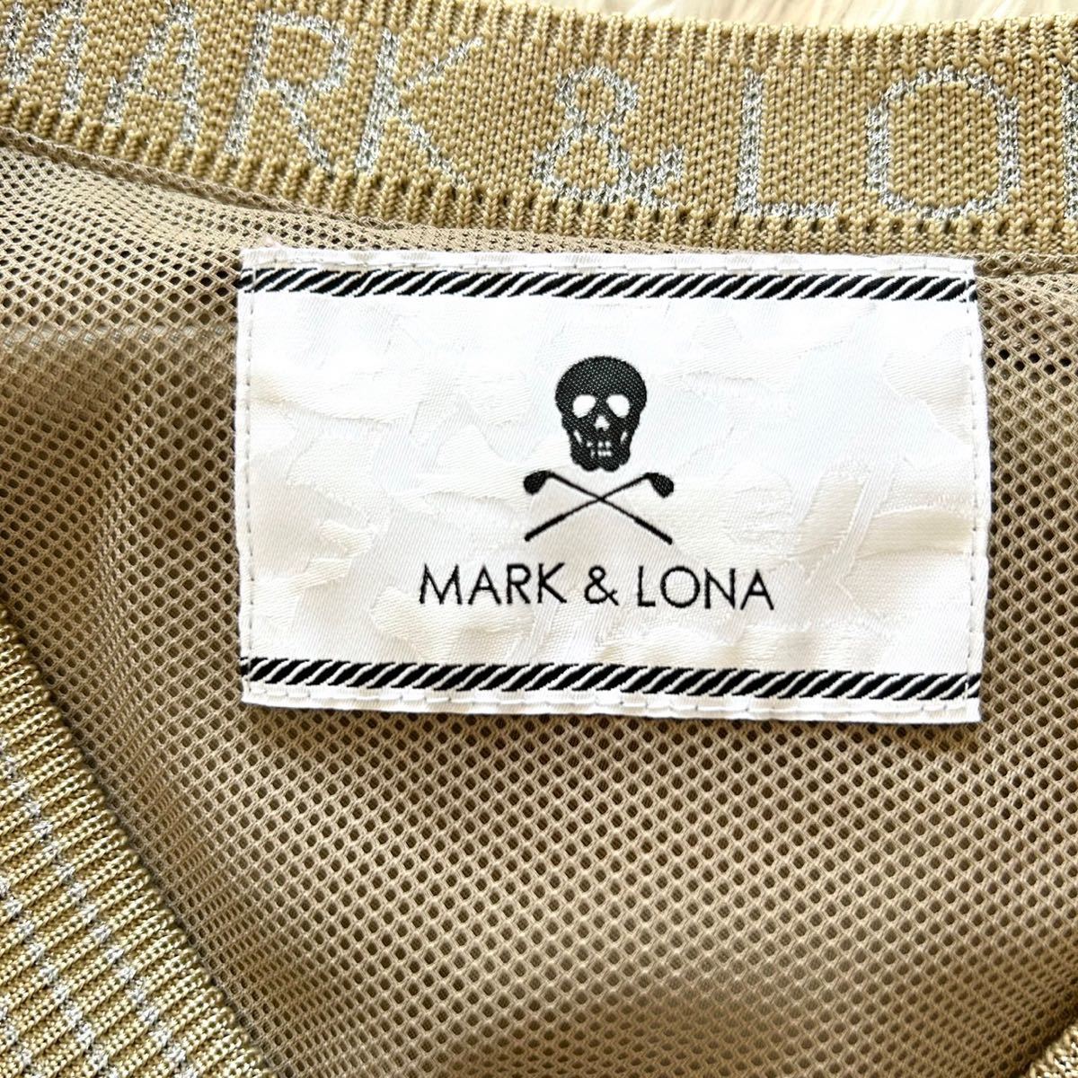  unused class MARK&LONA Mark and ronas need camouflage camouflage jacket blouson Skull skull thermal storage . manner brand Logo khaki M regular goods 