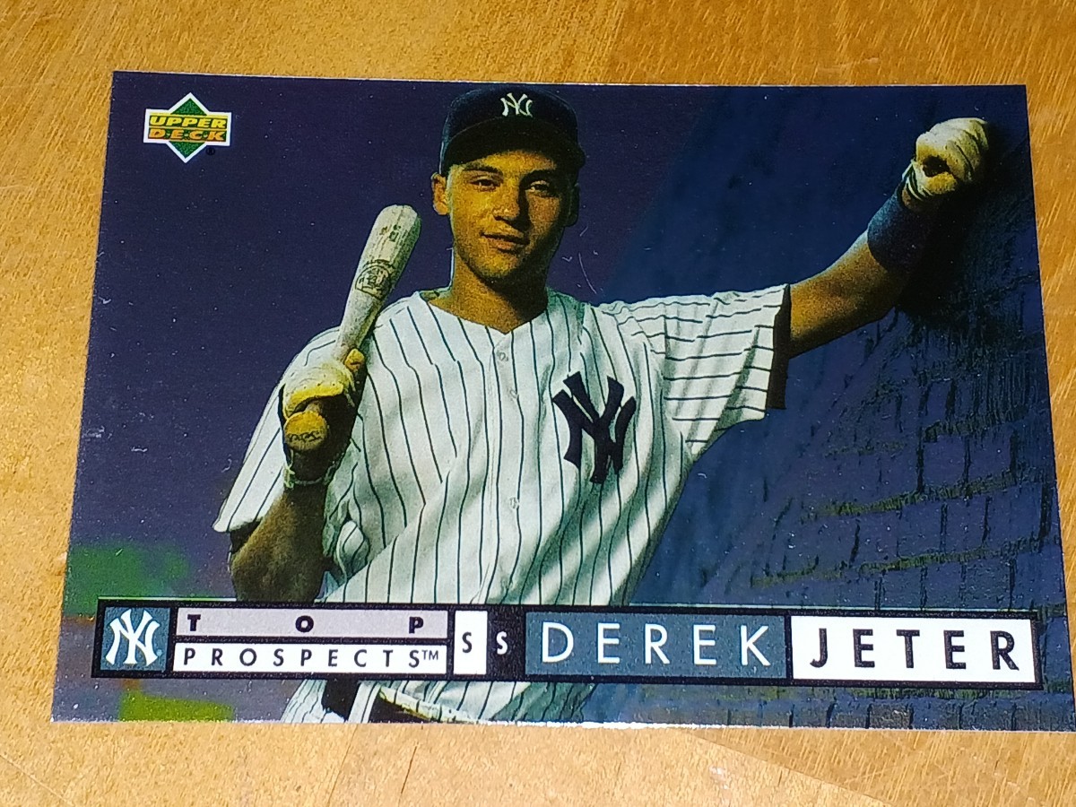 1994 Upper Deck Top Prospects #550 Derek Jeter RC デレク・ジーター　ルーキーカード　ヤンキース_画像1