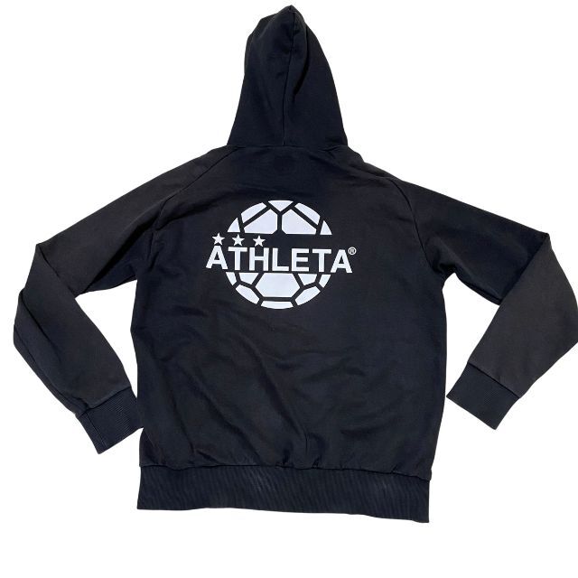 大きいサイズ アスレタ リミテッドエディション フーディースウェット デカロゴ　　ATHLETA パーカー フットボール サッカー 雅瀬291_画像2