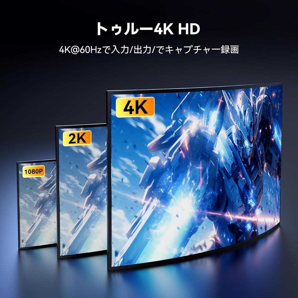新品☆定価15,999円 ANYOYO 4K@60Hz HDMI キャプチャーボード USB3.0 ビデオ 4K@60FPS HD 録画配信 高速データ転送 画面共有 録画 外付け