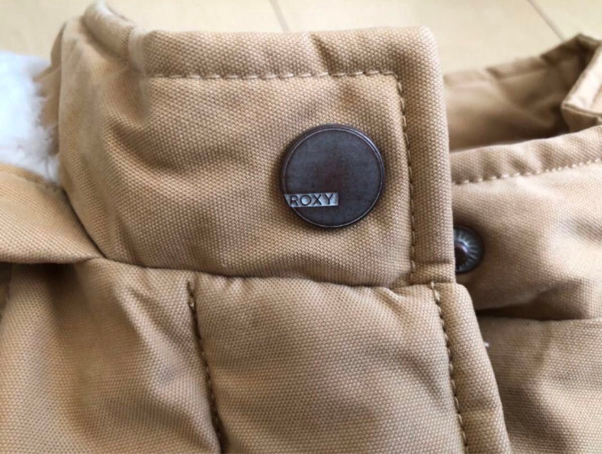 USED☆ ROXY ロキシー 上品 キルティングジャケット コート キャメル サイズ M ダウンジャケット ベージュ系 ブルゾン