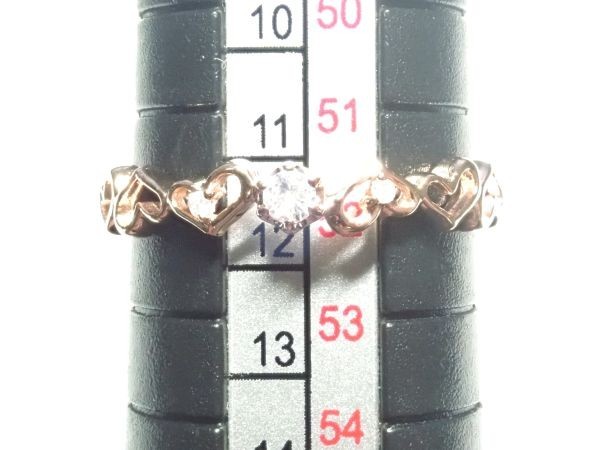 645.K10 指輪 ダイヤモンド リング Diamond Ring 11号 #51 1.3g_画像7