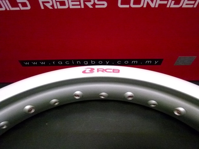 RCB aluminium rim silver RACING BOY racing Boy 3.00×17 36H motard new goods 