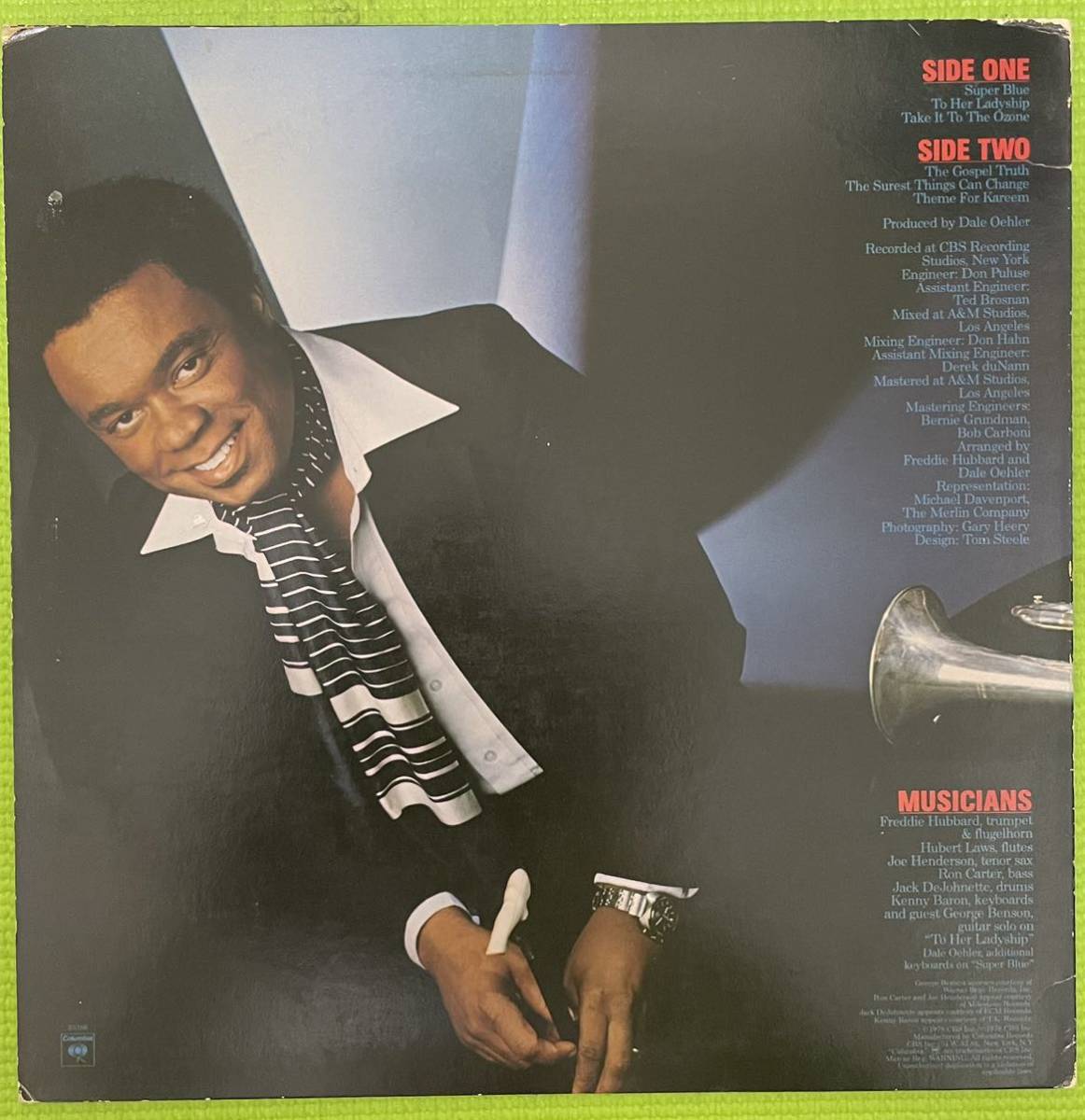 Jazz sampling raregroove record ジャズ　サンプリング　レアグルーブ　レコード　Freddie Hubbard Super Blue(LP) 1978_画像2