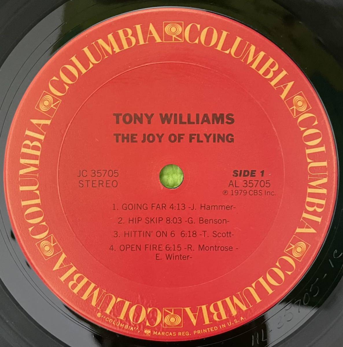 Jazz drumbreak raregroove record ジャズドラムブレイク　レアグルーブ　レコード　Tony Williams / The Joy Of Flying 1979_画像5