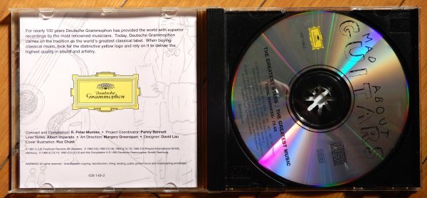 [CD] Mad About Guitars / Narciso Yepes,Gran Sllscher ★ カナダ盤 439-149-2 ナルシソ・イエペス イェラン・セルシェル ギター_画像4