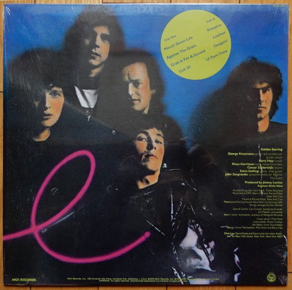 [LP] GOLDEN EARRING ゴールデン・イアリング / GRAB IT FOR A SECOND ★ MCA MCA-3057 US盤 シュリンク付 STERRING刻印_画像3