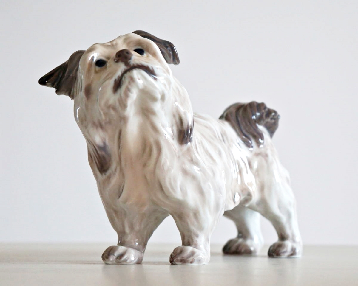 【K】即決 ダール イェンセン Dahl Jensen テリア 犬 フィギュリン デンマーク製