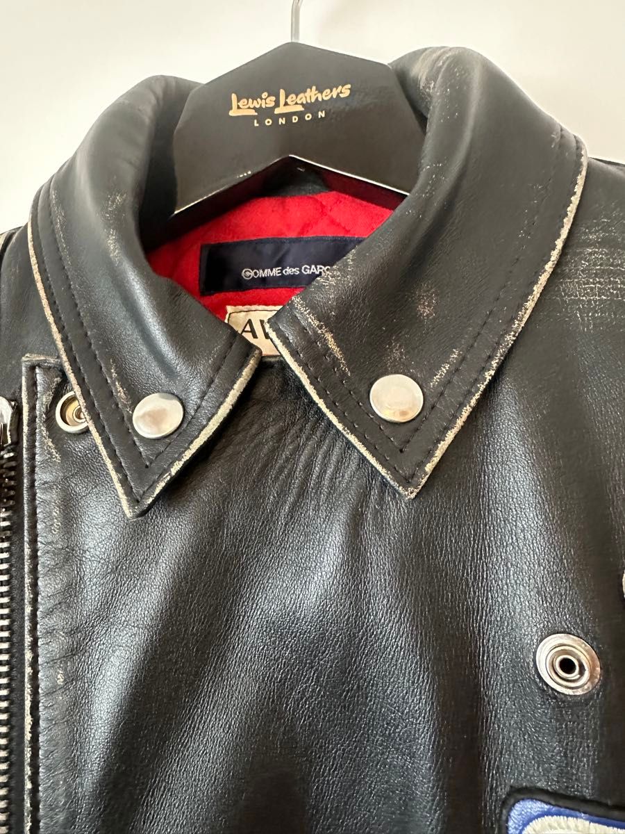 COMME des GARCONS × ルイスレザー ライダースジャケット 42 COMME des GARCONS × ルイスレザー ライダースジャケット 42