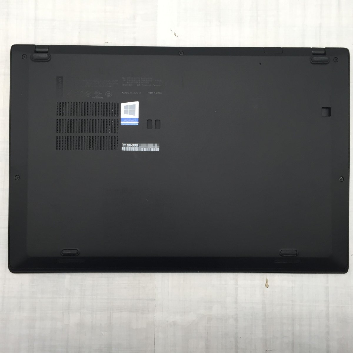 Lenovo ThinkPad X1 Carbon 20KG-SA3W00 Core i7 8550U 1.80GHz/16GB/256GB(SSD) 〔B0525〕_画像9