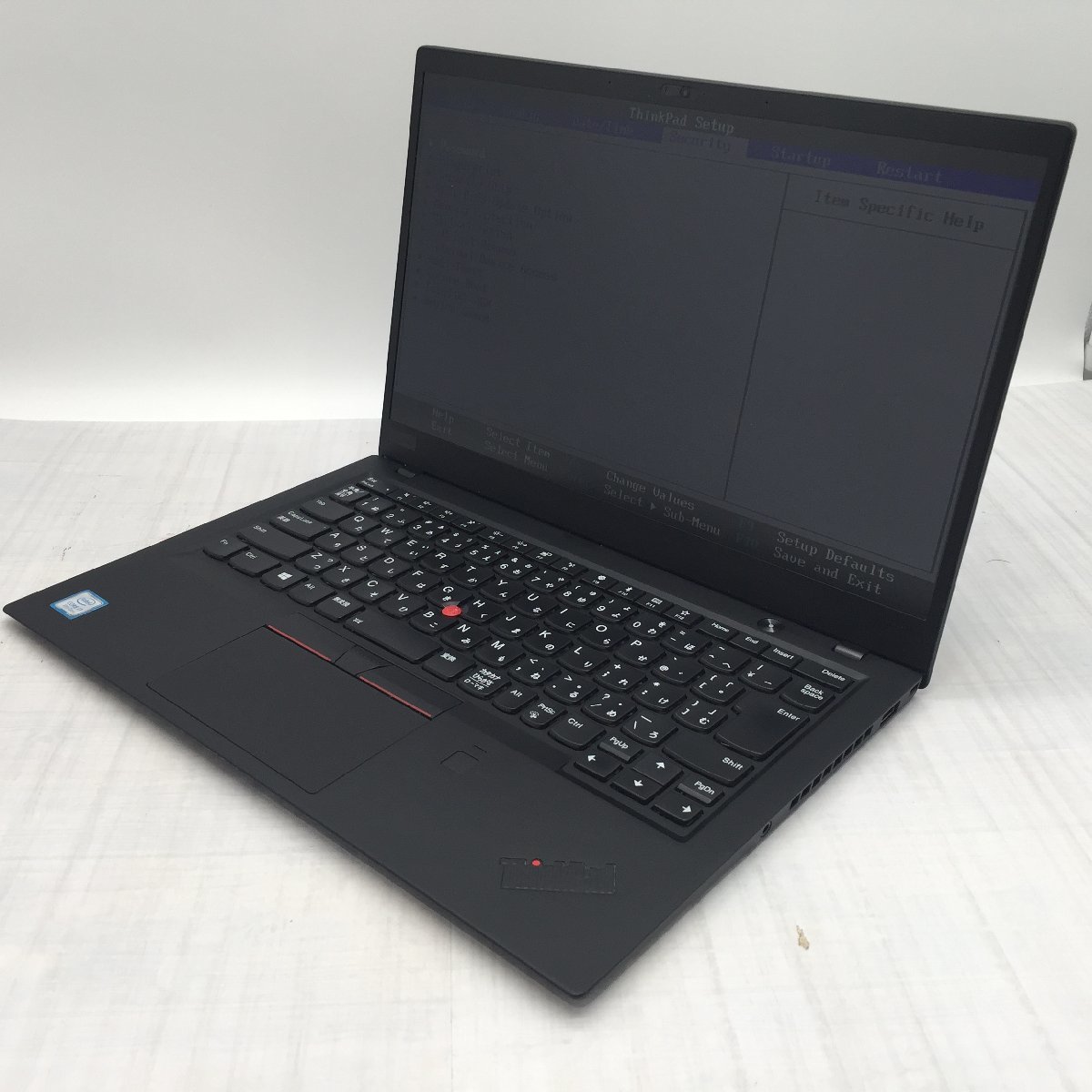 Lenovo ThinkPad X1 Carbon 20KG-SA3W00 Core i7 8550U 1.80GHz/16GB/256GB(SSD) 〔B0624〕_画像1