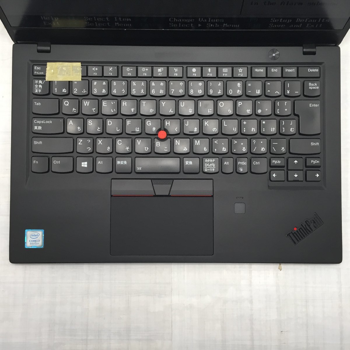 Lenovo ThinkPad X1 Carbon 20KG-SA3W00 Core i7 8550U 1.80GHz/16GB/256GB(SSD) 〔B0527〕_画像3