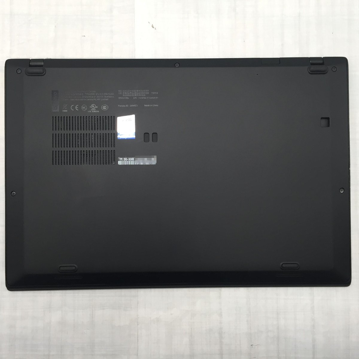 Lenovo ThinkPad X1 Carbon 20KG-SA3W00 Core i7 8550U 1.80GHz/16GB/256GB(SSD) 〔B0632〕_画像9