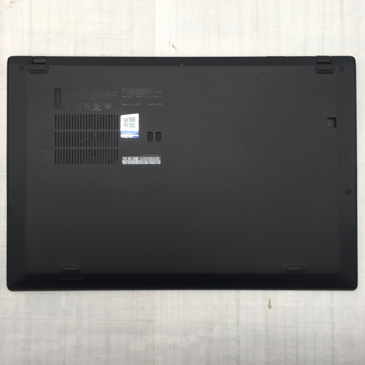 Lenovo ThinkPad X1 Carbon 20KG-SA3W00 Core i7 8550U 1.80GHz/16GB/256GB(SSD) 〔B0620〕_画像9