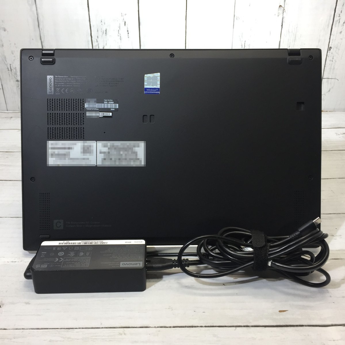 Lenovo ThinkPad X1 Carbon 20QE-S3260H Core i7 8665U 1.90GHz/16GB/512GB(NVMe) 〔A0717〕_画像10