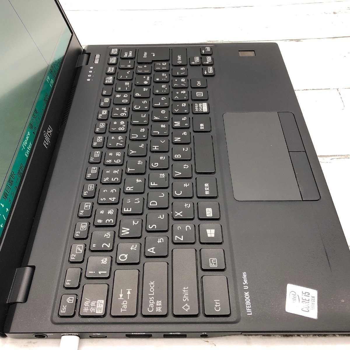 【難あり】 富士通 LIFEBOOK U9310/E Core i5 10310U 1.70GHz/8GB/256GB(NVMe) 〔B0105〕_画像4