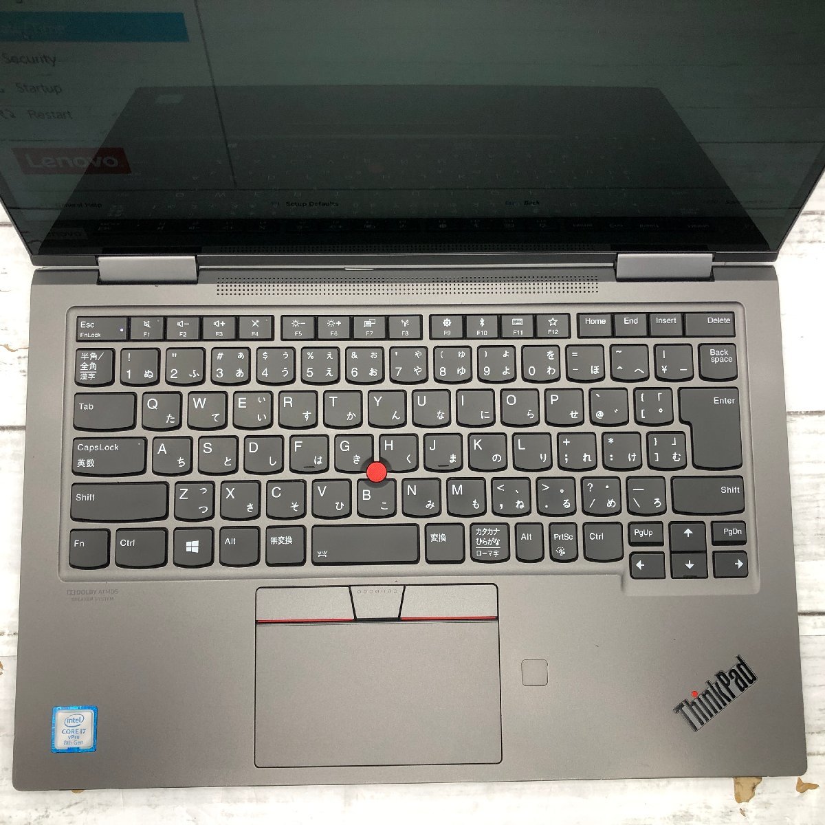 Lenovo ThinkPad X1 Yoga 20QG-S1T20U Core i7 8665U 1.90GHz/16GB/512GB(NVMe) 〔B0218〕_画像3