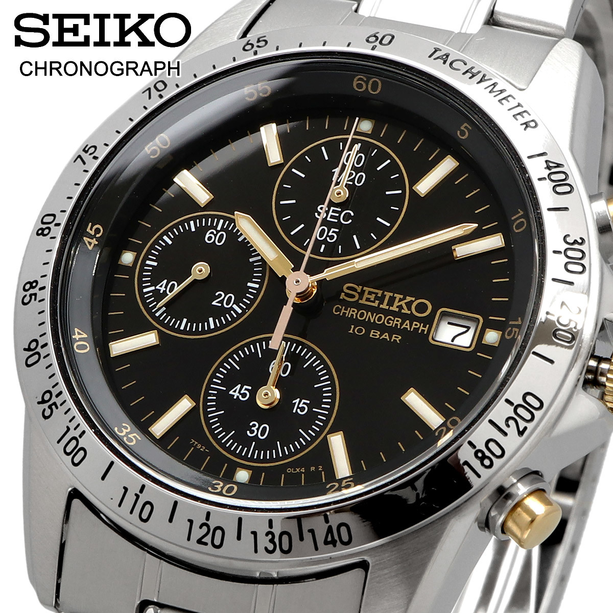 SEIKO セイコー 腕時計 メンズ 国内正規品 SPIRIT スピリット クォーツ クロノグラフ ビジネス SBTQ043_画像1