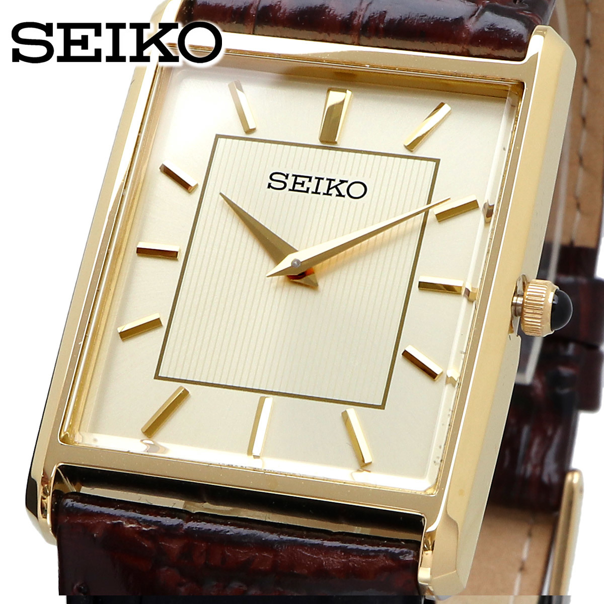 SEIKO セイコー 腕時計 メンズ 海外モデル クォーツ シンプル ビジネス カジュアル SWR064の画像1